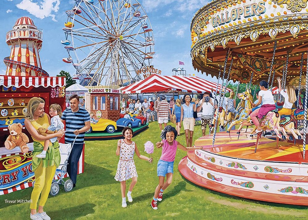 Ravensburger Jigsaw Puzzle : Vintage Fairground Fun 1000pc